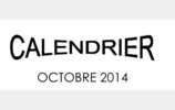 Calendier Octobre 2014