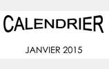 Calendrier Janvier 2015