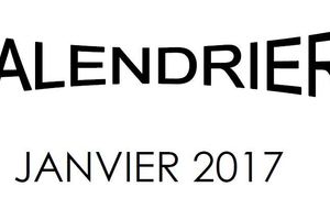 Calendrier janvier 2017