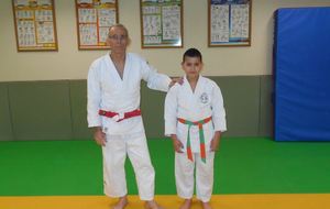 Naoufel ceinture orange-verte