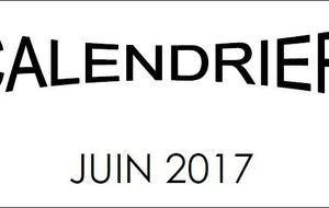 Calendrier juin 2017