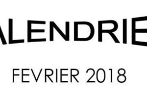 Calendrier février 2018