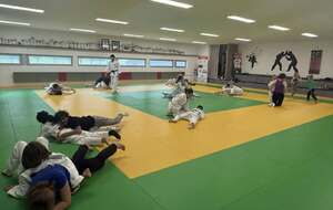 deuxième rencontre parents/ enfants sur le tatami.