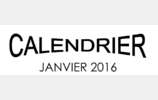 Calendrier Janvier-Février 2016