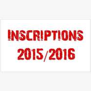 Inscriptions saison 2015-2016