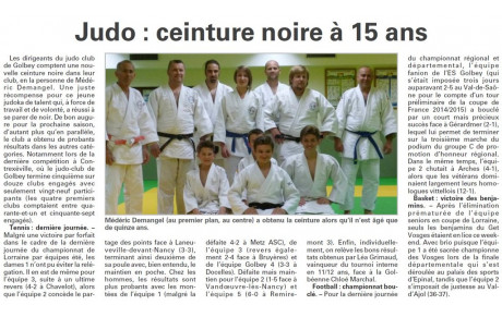 Ceinture noire Méderic