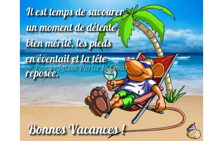C'est les vacances
